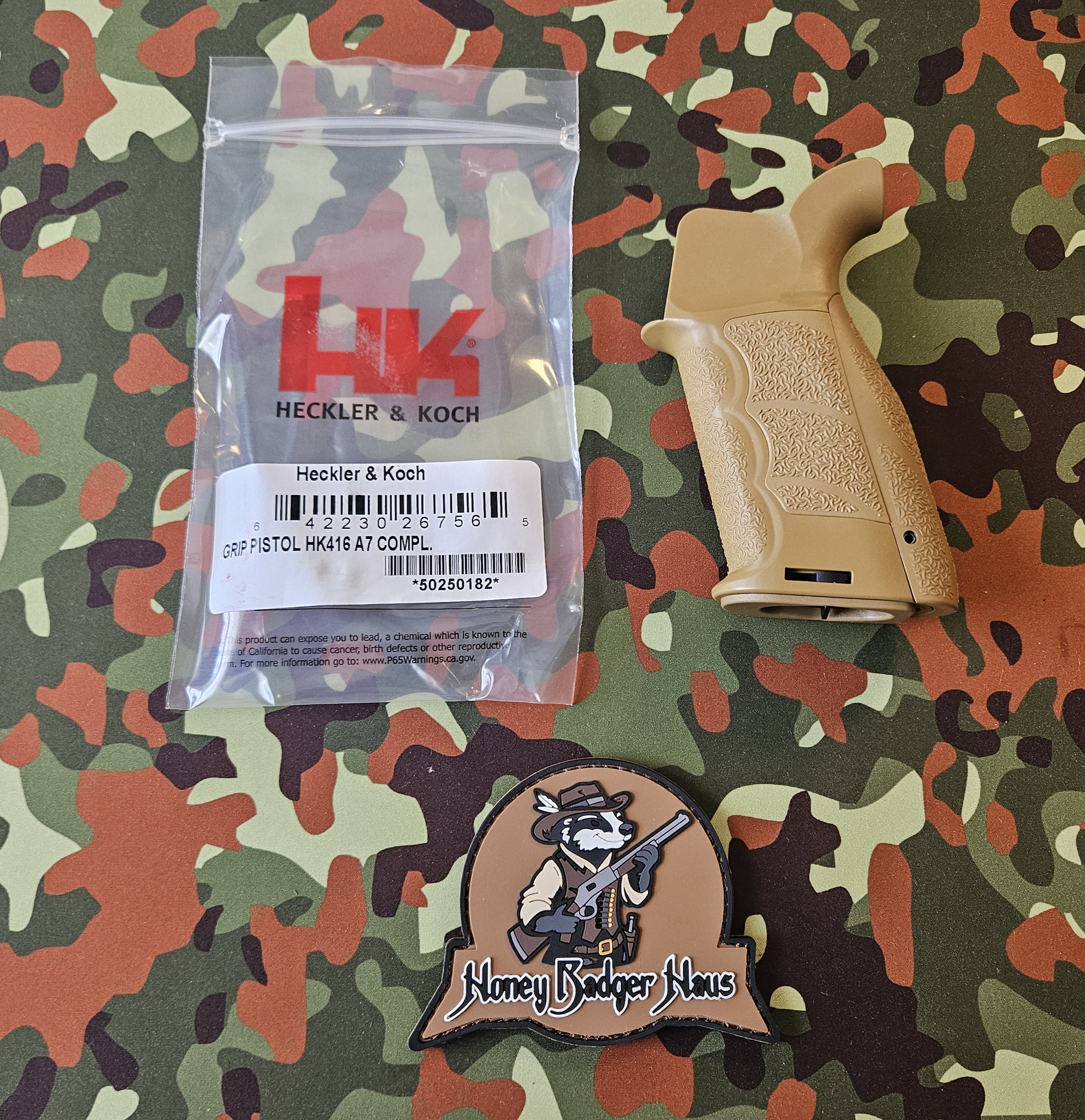 HK 416 417 Adaptive Battle Grip RAL8000 w/ tool